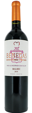 Benegas, Estate Single Vineyard Malbec, Uco Valley, Gualtallary, 2018