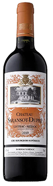 Château Saransot-Dupré, Listrac, Cru Bourgeois Supérieur, Bordeaux 2019