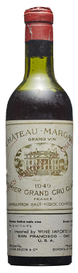 Château Margaux, Margaux, 1er Cru Classé, Bordeaux, France 1949