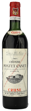 Château Pontet-Canet, Pauillac, 5ème Cru Classé 1961