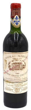 Château Margaux, Margaux, 1er Cru Classé, Bordeaux, France 1961