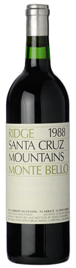 Ridge Vineyards, Monte Bello, Santa Cruz Mountains, California, USA 1988