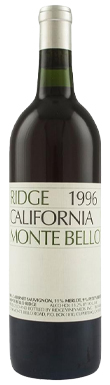 Ridge Vineyards, Monte Bello, Santa Cruz Mountains, California, USA 1996