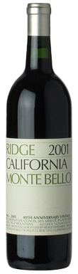 Ridge Vineyards, Monte Bello, Santa Cruz Mountains, California, USA 2001