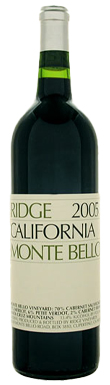 Ridge Vineyards, Monte Bello, Santa Cruz Mountains, California, USA 2005