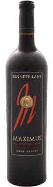 Bennett Lane Winery, Maximus Red Wine, Napa Valley, California, USA 2018