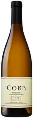 Cobb, Cole Ranch Vineyard Riesling, Mendocino County, California, USA 2022