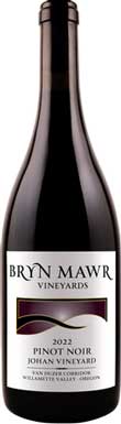 Bryn Mawr, Johan Vineyard Pinot Noir, Van Duzer Corridor, Willamette Valley, Oregon, USA 2022