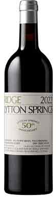 Ridge Vineyards, Lytton Springs, Dry Creek Valley, Sonoma County, California, USA 2022