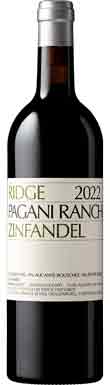 Ridge, Pagani Ranch Zinfandel, Sonoma Valley, Sonoma County, California, USA 2022