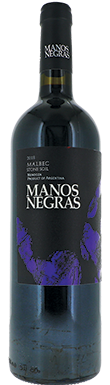 Manos Negras, Malbec Stone Soil, Uco Valley, Mendoza, 2018