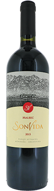 SonVida, Malbec, Uco Valley, Paraje Altamira, Mendoza, 2015