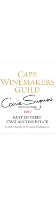 Rust en Vrede, CWG Auction Estate, Stellenbosch, 2016