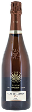 Barons de Rothschild, Rare Collection Rosé Extra Brut, Champagne 2012