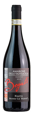 Begali Lorenzo, Monte Ca’ Bianca Riserva, Amarone della Valpolicella Classico, Veneto, 2015