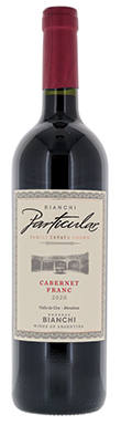 Bianchi, Particular Cabernet Franc, Uco Valley, Los Chacayes, Argentina 2020