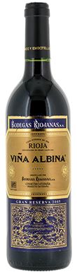 Bodegas Riojanas, Viña Albina Gran Reserva, Rioja, Alta, 2005