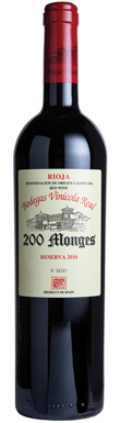 Bodegas Vinicola Real, 200 Monges Reserva, Rioja 2010