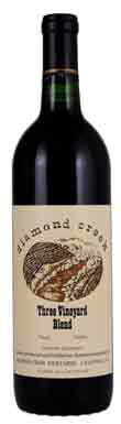 Diamond Creek Vineyards, Three Vineyard Blend Cabernet Sauvignon, Diamond Mountain, Napa Valley, California, USA 2019