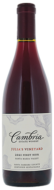 Cambria, Julia’s Vineyard Pinot Noir, Santa Maria Valley, California 2021