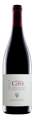 Cantina D'Isera, Vigna Coré, Trentino Superiore, Marzemino d'Isera, Trentino, Italy 2022