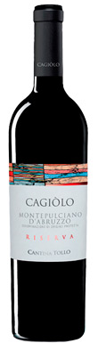 Cantina Tollo, Cagiòlo Riserva, Montepulciano d’Abruzzo 2015