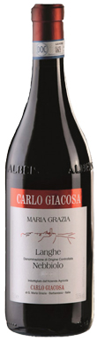 Carlo Giacosa, Maria Grazia Nebbiolo, Langhe, Piedmont, 2020