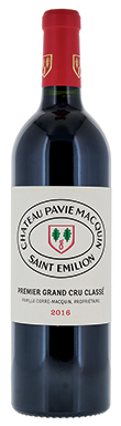 Château Pavie Macquin, St-Émilion, 1er Grand Cru Classé, Bordeaux 2016