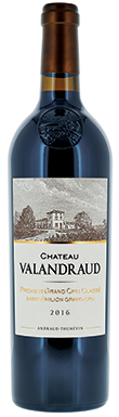 Château Valandraud, St-Émilion, 1er Grand Cru Classé, 2016