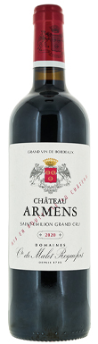 Château Armens, St-Emilion, Grand Cru, Bordeaux, France 2020