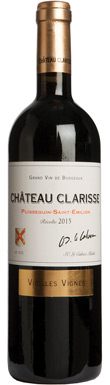 Château Clarisse, Vieilles Vignes, Puisseguin-St-Emilion 2015