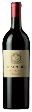 Château Dompierre, Pauillac, Bordeaux 2015