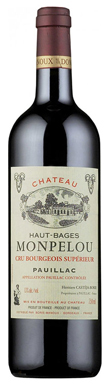 Château Haut-Bages Monpelou, Pauillac, Bordeaux, 2019