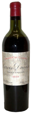 Château Larcis Ducasse, St-Émilion, Grand Cru Classé, 1959