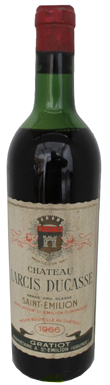 Château Larcis Ducasse, St-Émilion, Grand Cru Classé, 1966