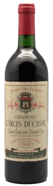 Château Larcis Ducasse, St-Émilion, Grand Cru Classé, 1988