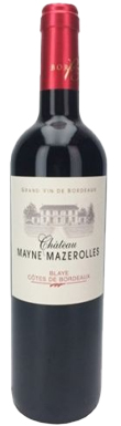 Château Mayne Mazerolles, Blaye Côtes de Bordeaux, Bordeaux, France, 2018