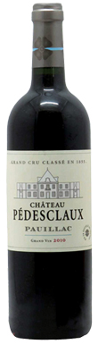 Château Pédesclaux, Pauillac, 5ème Cru Classé, Bordeaux, France 2010