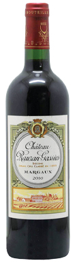 Château Rauzan-Gassies, Margaux, 2ème Cru Classé, Bordeaux, France 2010