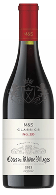 Marks & Spencer, Classics No20 Organic Côtes du Rhône Villages, Rhône, France, 2025