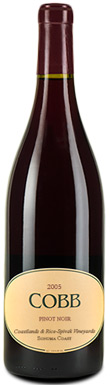 Cobb, Coastlands & Rice-Spivak Vineyards Pinot Noir, Sonoma