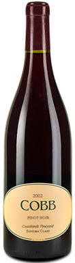 Cobb, Coastlands Vineyard Pinot Noir, Sonoma County, Sonoma
