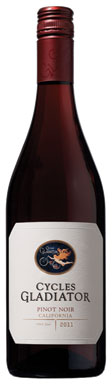 Cycles Gladiator, Pinot Noir, Central Coast, 2011