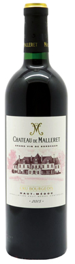 Château de Malleret, Haut-Médoc, Cru Bourgeois, 2015