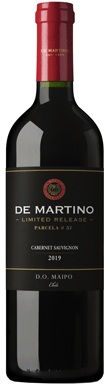 De Martino, Limited Release Parcela no 37 Cabernet Sauvignon, Maipo Valley, Chile 2019