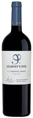 Journey's End, V5 Cabernet Franc, Stellenbosch, South Africa 2021
