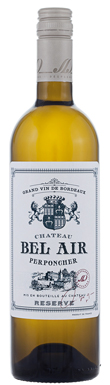 Château Bel Air Perponcher, Réserve Blanc, Bordeaux Blanc 2020