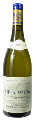 Domaine Tatraux Jean et Fils, Blanc, Givry, 1er Cru Crausot, Burgundy, France 2020