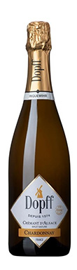 Dopff au Moulin, Chardonnay Sans Soufre Ajouté Brut Nature, Crémant d'Alsace, Alsace, France 2019