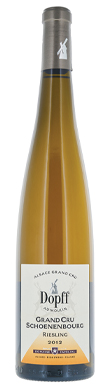 Dopff au Moulin, Riesling, Grand Cru Schoenenbourg, Alsace, France 2012